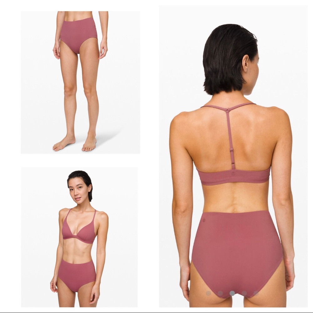 NWT Lululemon Deep Sea Hi-waist bottom size 10